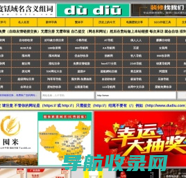 度铥域名含义组词,度铥网,dudiu.com