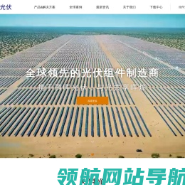 全球领先的光伏组件制造商