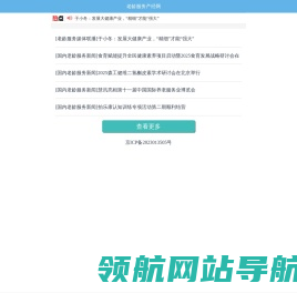老龄服务产经网